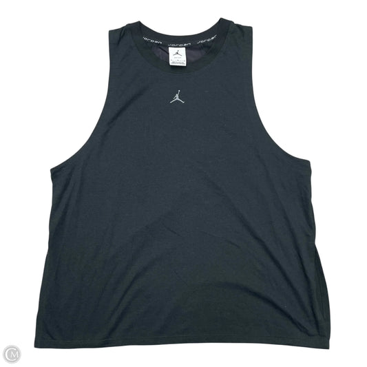 Tank Top Luxury Designer By Jordan In Black, Size: M