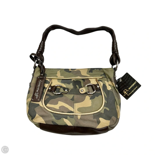 Handbag Leather By B. Makowsky, Size: Medium