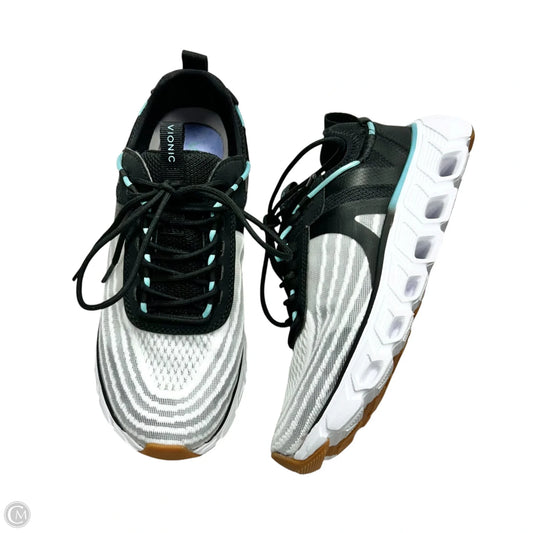 Shoes Athletic By Vionic In Black & White, Size: 5