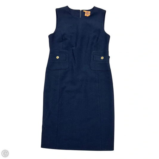Dress Designer By Tory Burch In Navy, Size: M