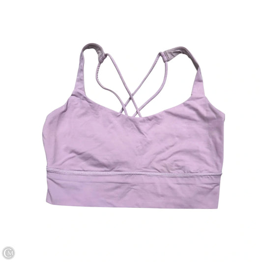 Athletic Bra By Lululemon In Purple, Size: M