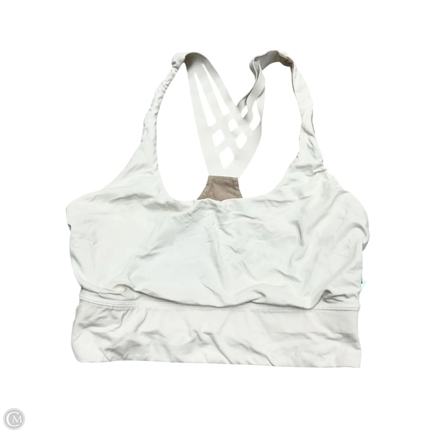 Athletic Bra By Lululemon In Ivory, Size: M