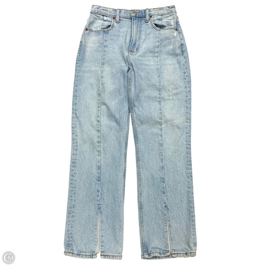 Jeans Straight By Abercrombie And Fitch In Blue Denim, Size: 2