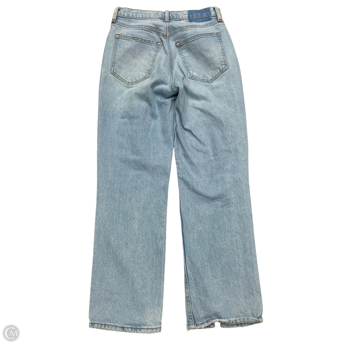 Jeans Straight By Abercrombie And Fitch In Blue Denim, Size: 2