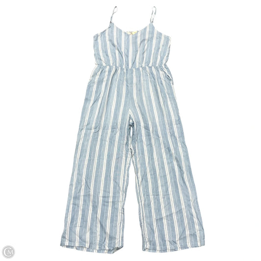 Jumpsuit By Dizzy Lizzy In Blue & White, Size: L