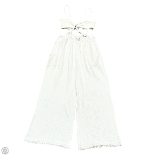 Jumpsuit By Anthropologie In Ivory, Size: Xs