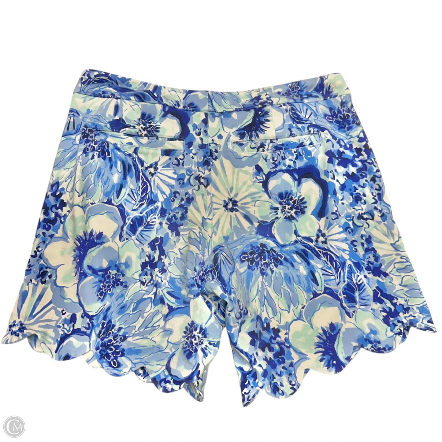 Shorts Designer By Lilly Pulitzer In Blue & White, Size: 4