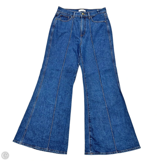 Jeans Wide Leg By Loft In Blue Denim, Size: 6