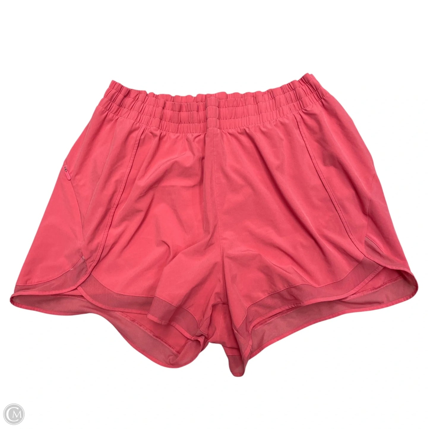 Athletic Shorts By Athleta In Pink, Size: 1x