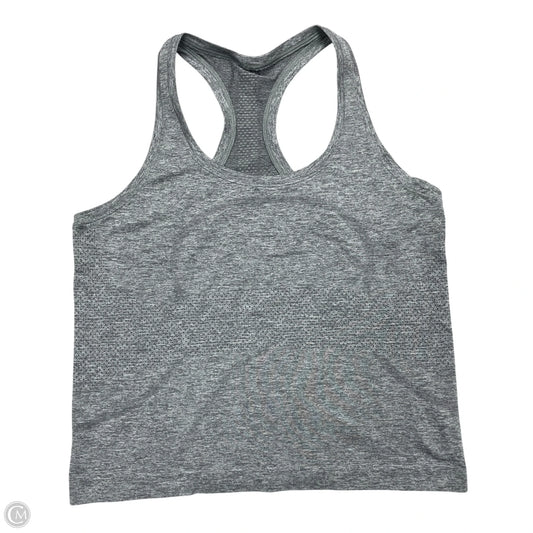 Athletic Tank Top By Lululemon In Grey, Size: M