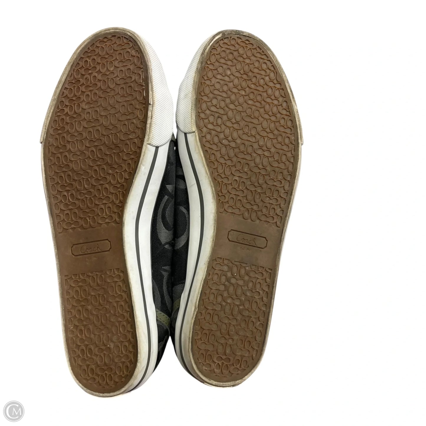Shoes Designer By Coach In Black & Grey, Size: 10