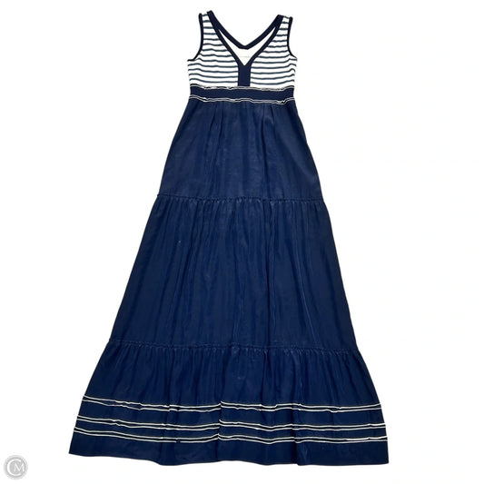 Dress Casual Maxi By Marccain Sports In Blue & White, Size: S