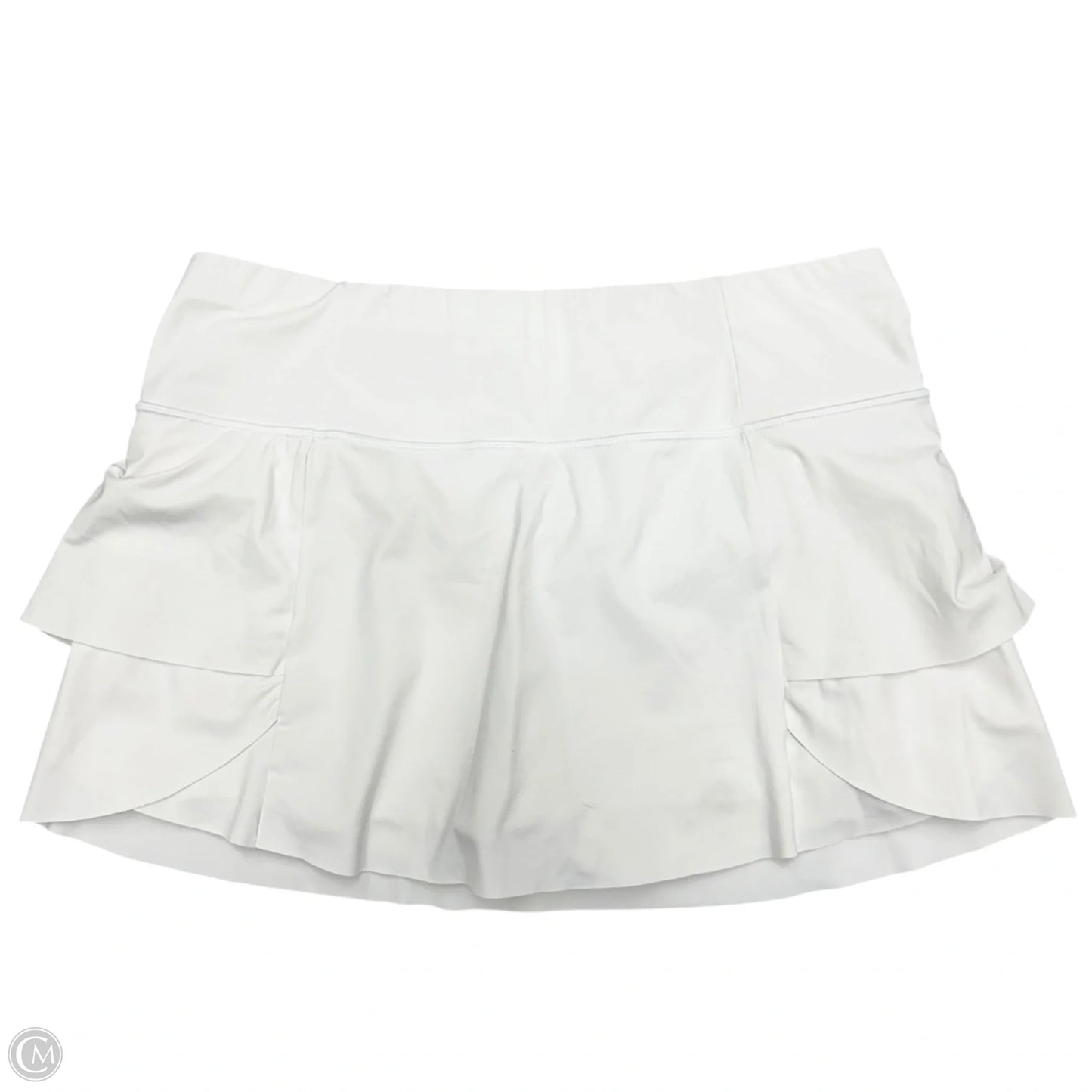 Athletic Skort By Athleta In White, Size: L