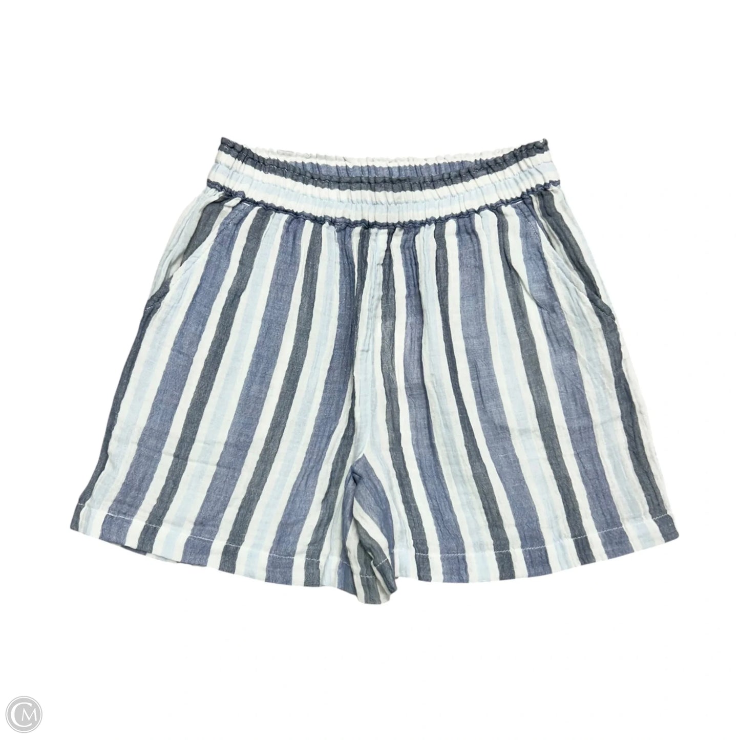 Shorts By Beachlunchlounge In Blue & White, Size: S
