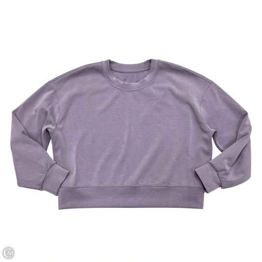 Athletic Sweatshirt Collar By Lululemon In Purple, Size: S
