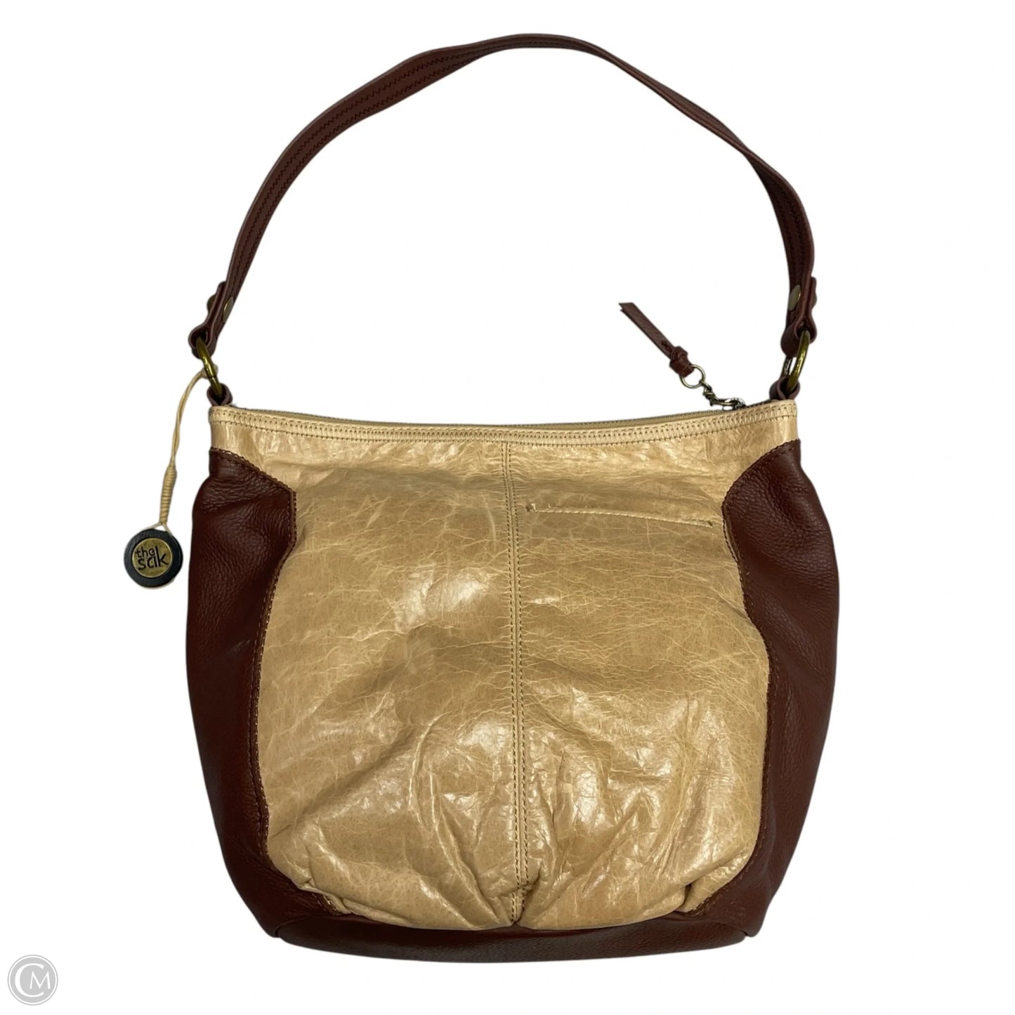 Handbag Leather By The Sak, Size: Medium