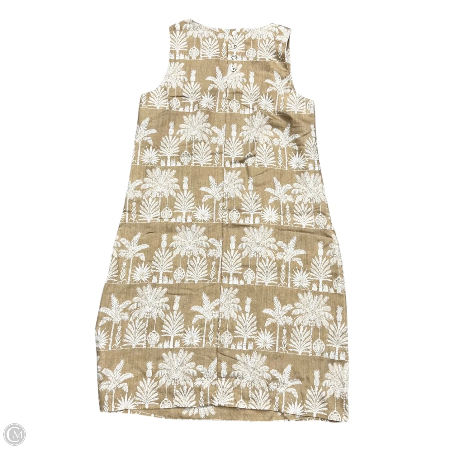 Dress Casual Short By Tommy Hilfiger In Tan & White, Size: S
