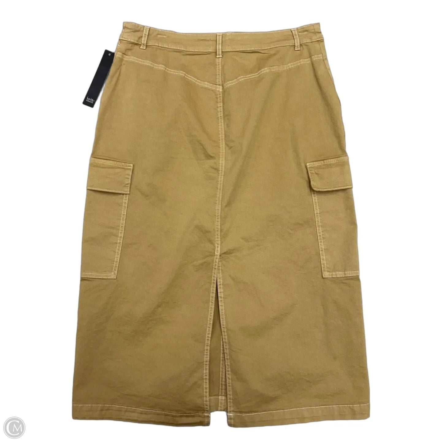 Skirt Maxi By Nicole Miller In Brown, Size: 8