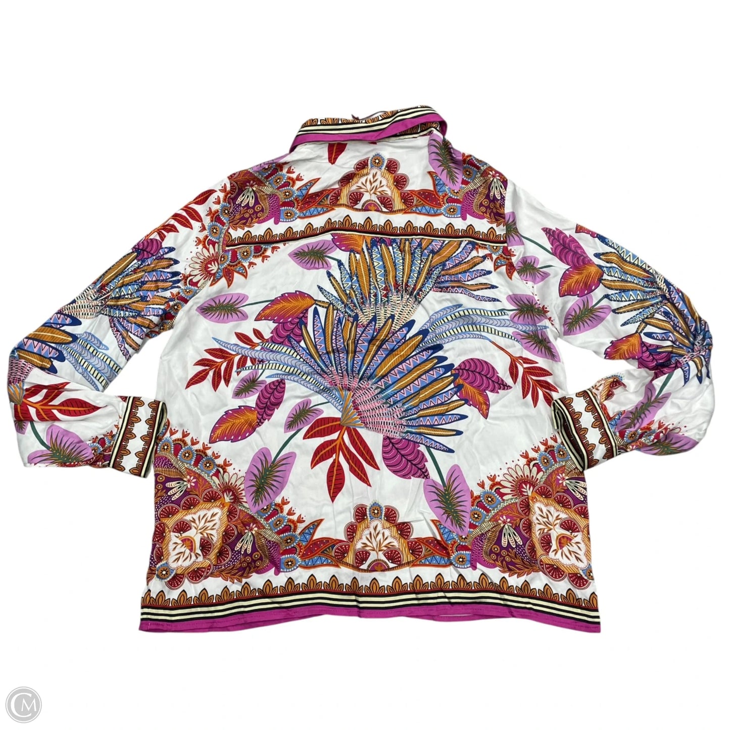 Blouse 3/4 Sleeve By Rose & Thyme In Floral Print, Size: M
