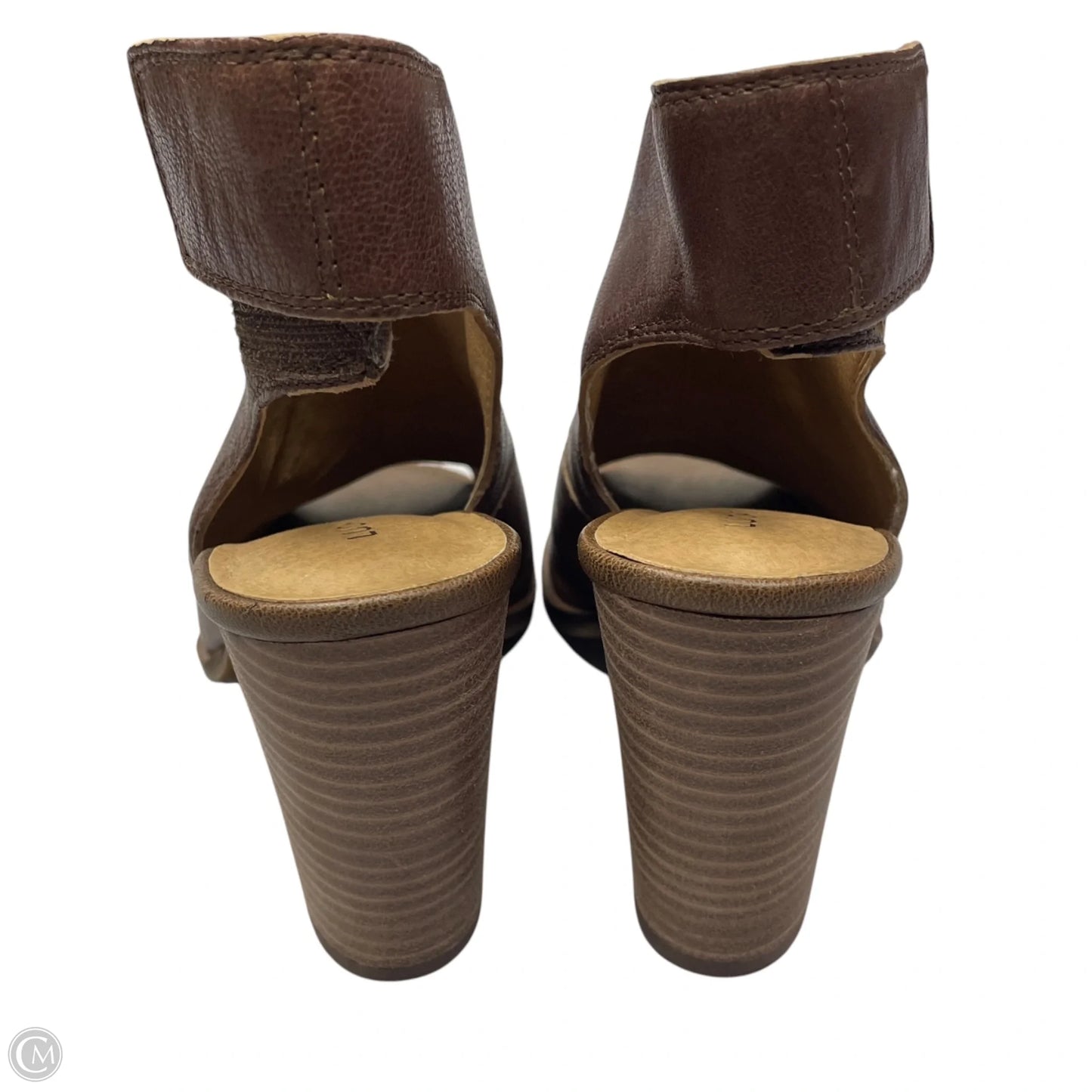 Shoes Heels Block By Lucky Brand In Brown, Size: 5.5