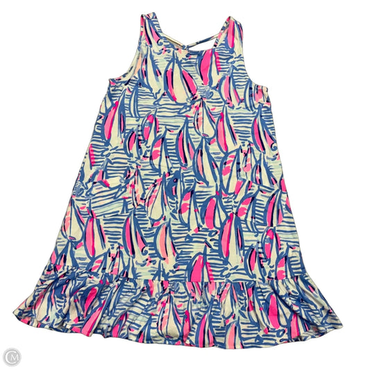 Dress Designer By Lilly Pulitzer In Blue & Pink, Size: M