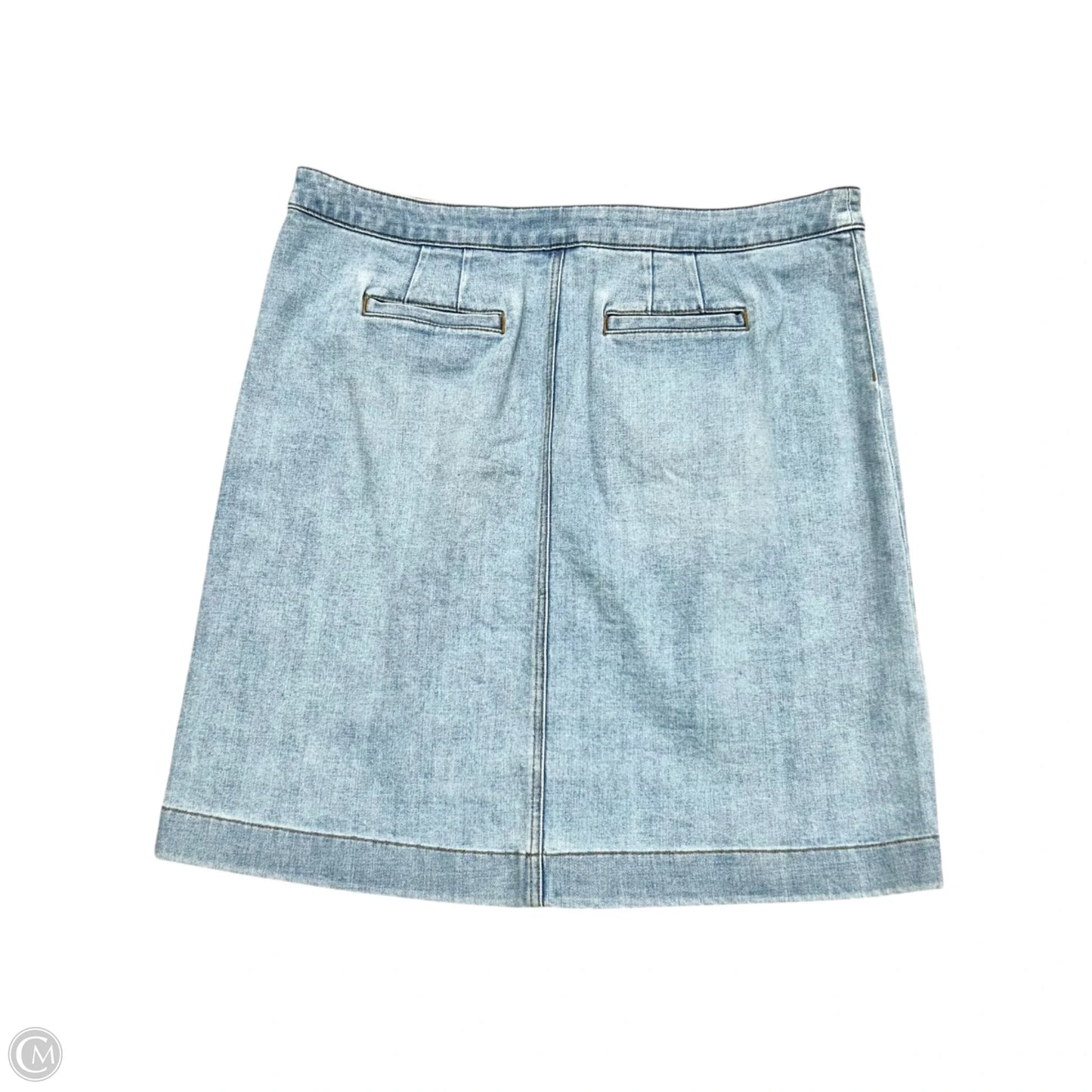 Skirt Mini & Short By Talbots In Blue Denim, Size: 16
