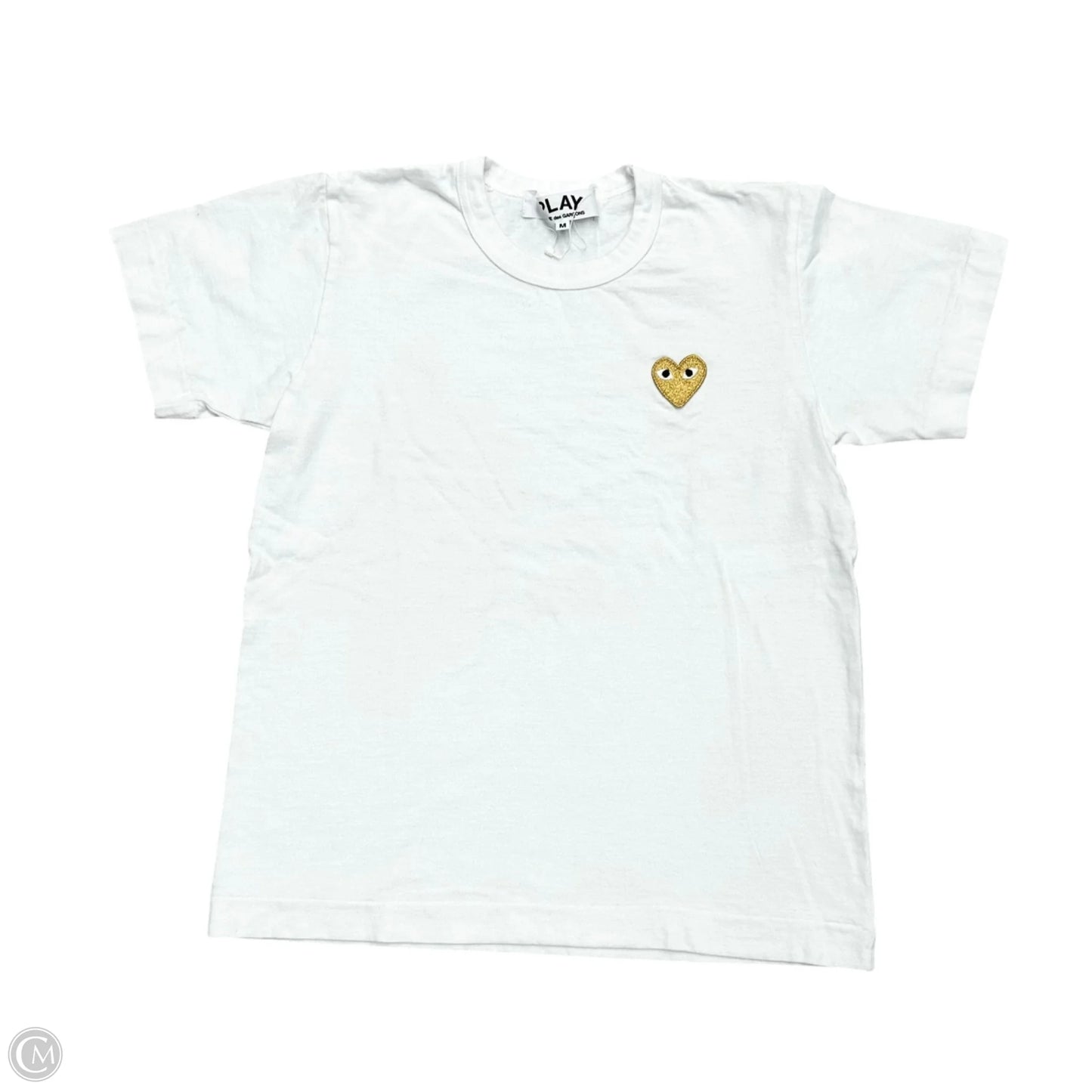 Top Short Sleeve By Comme Des Garçons In White, Size: M