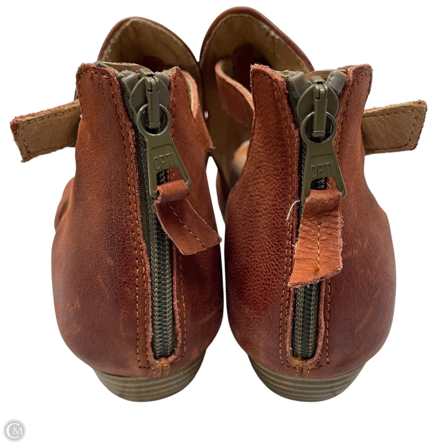 Sandals Flats By Miz Mooz In Brown, Size: 7.5