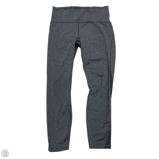 Athletic Leggings By Lululemon In Grey, Size: M