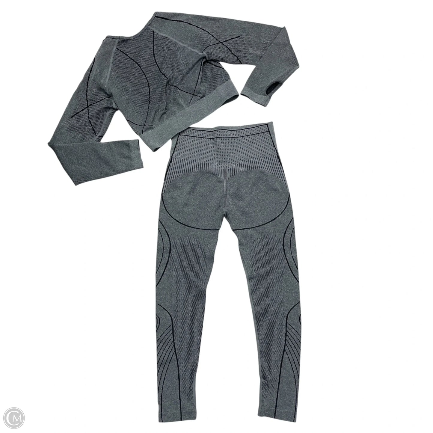 Athletic Pants 2pc In Grey, Size: L