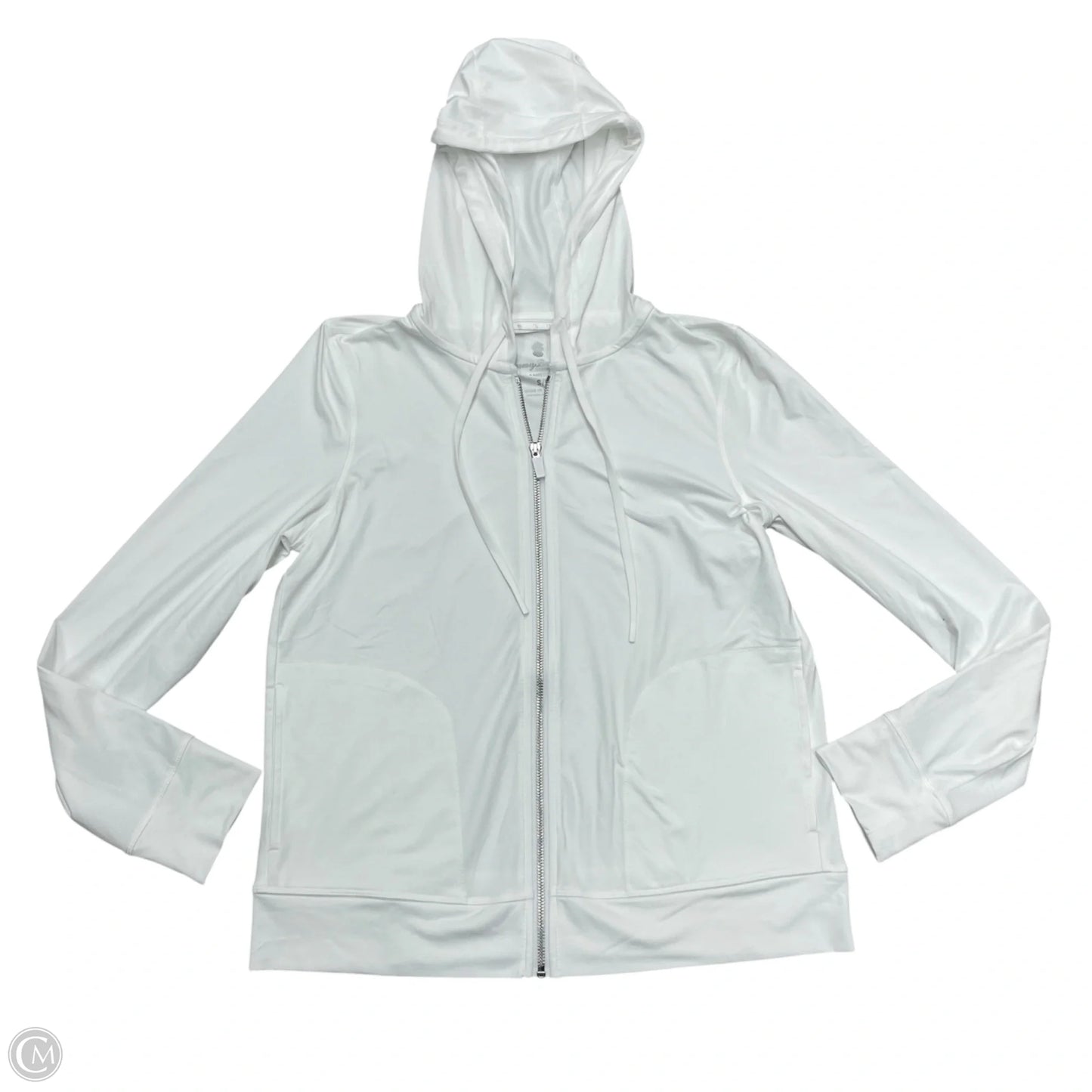 Athletic Jacket By Tommy Bahama In White, Size: S