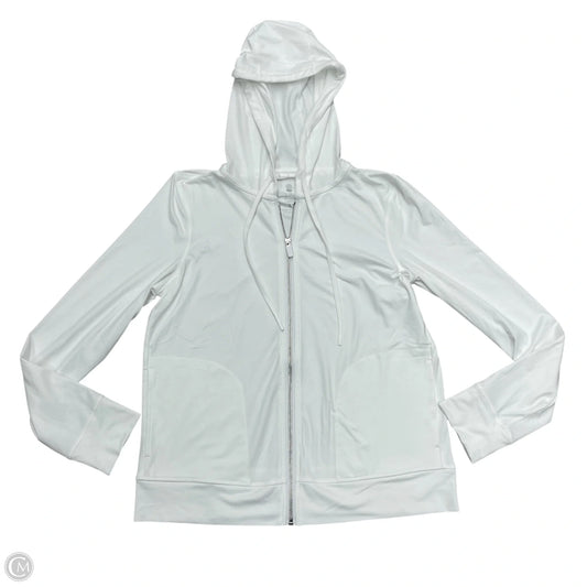Athletic Jacket By Tommy Bahama In White, Size: S