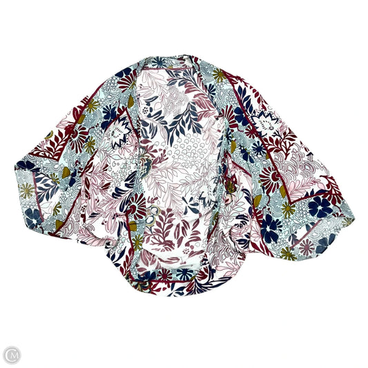 Kimono By Anthropologie In Purple & White, Size: Osfm