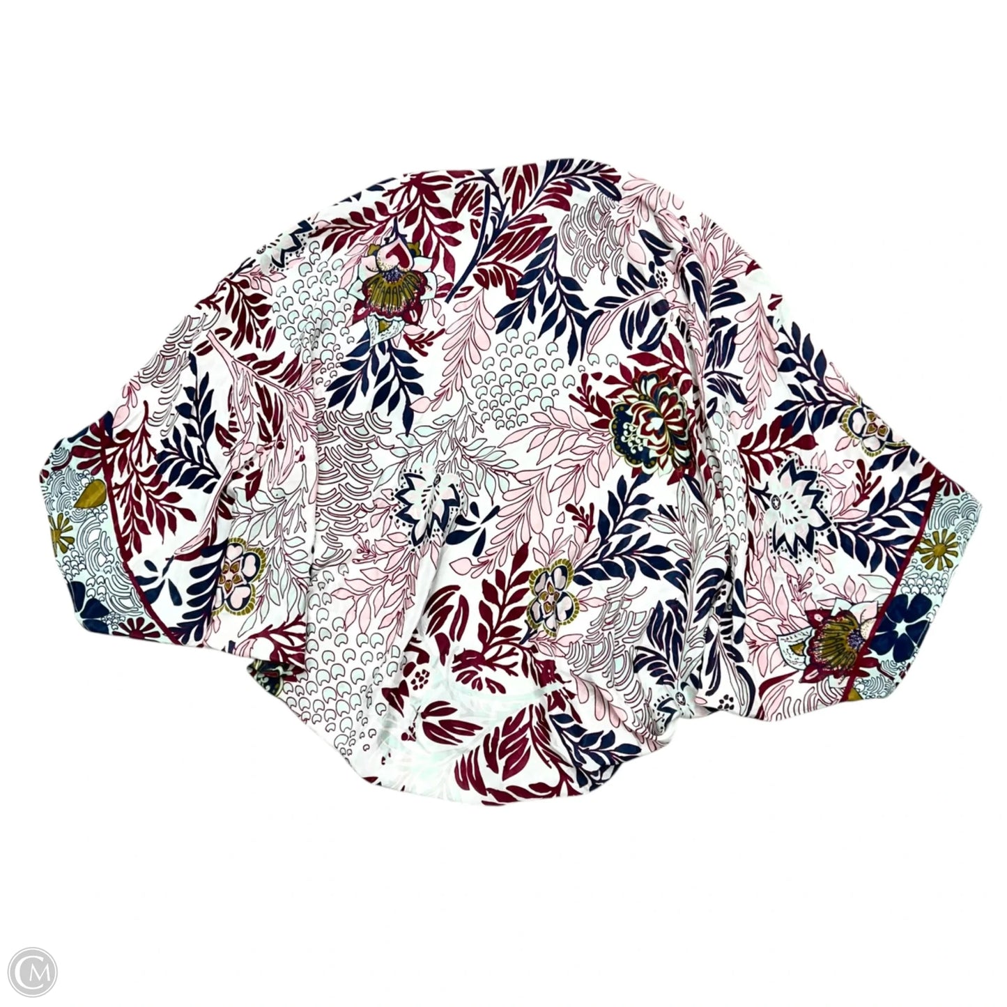 Kimono By Anthropologie In Purple & White, Size: Osfm