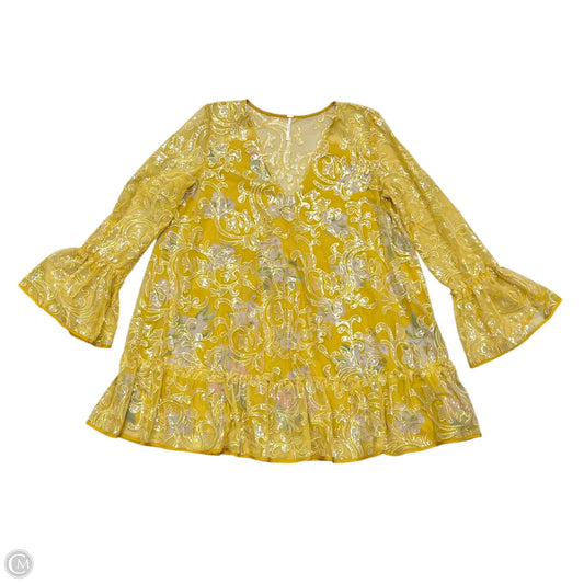 Dress Party Short By Free People In Yellow, Size: L