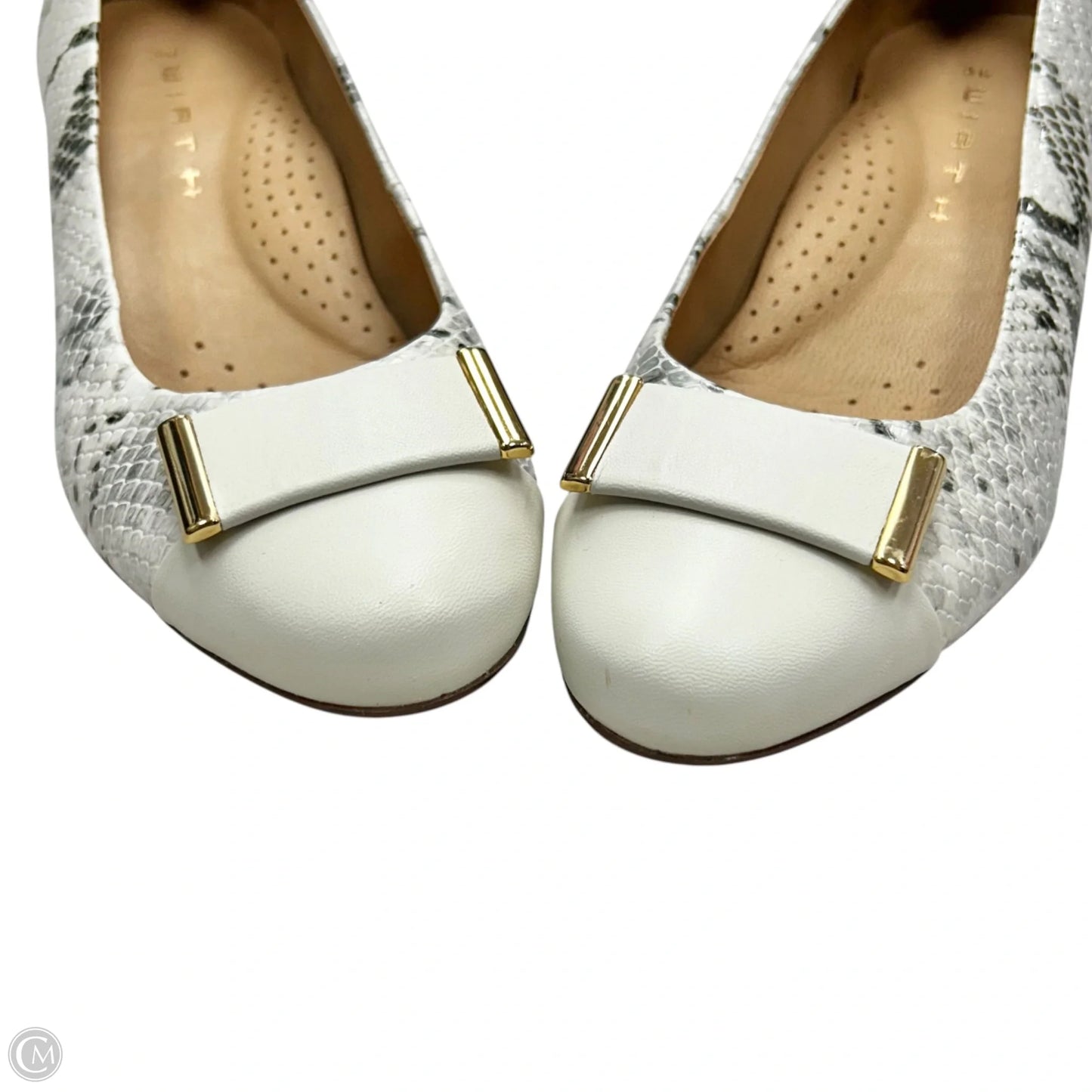 Shoes Heels Block By Wirth In Snakeskin Print, Size: 5.5