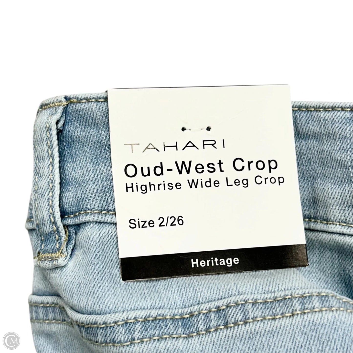Jeans Wide Leg By Tahari In Blue Denim, Size: 2
