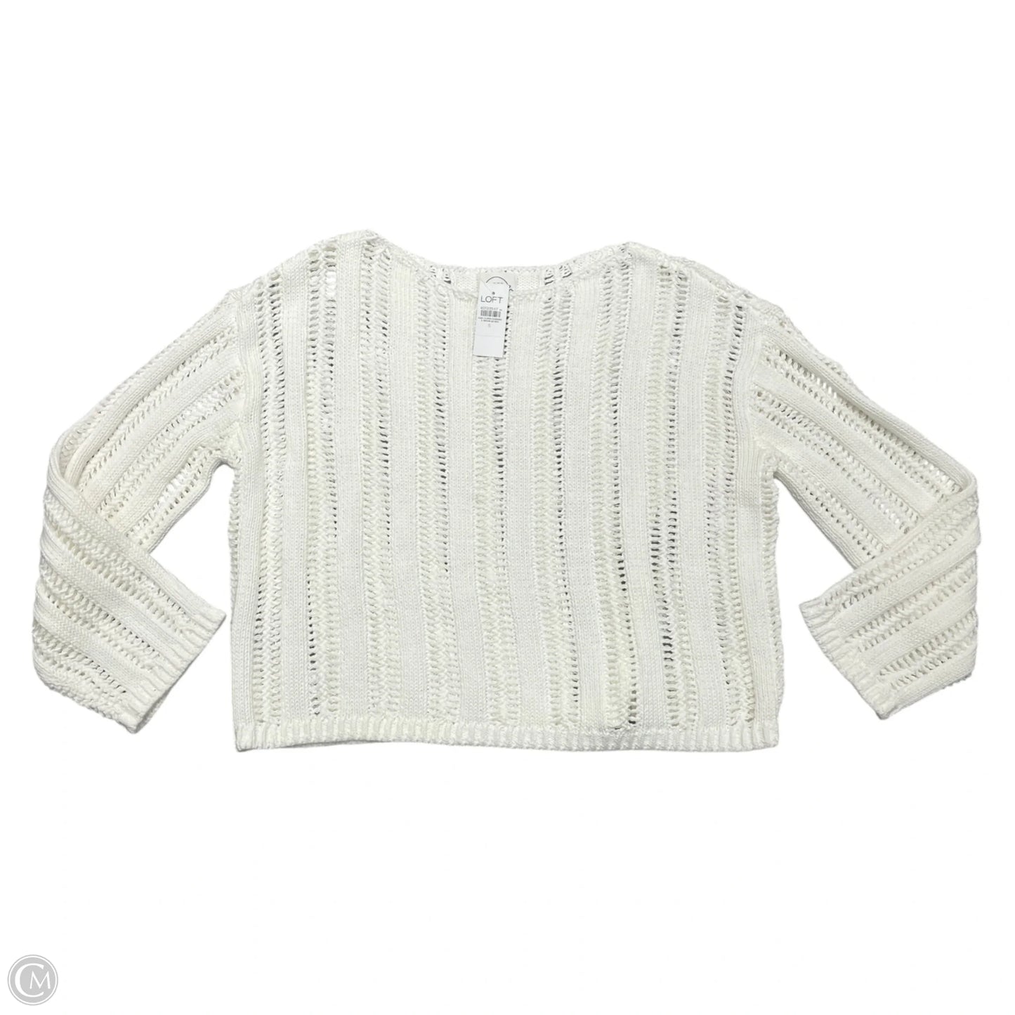 Sweater By Loft In White, Size: S