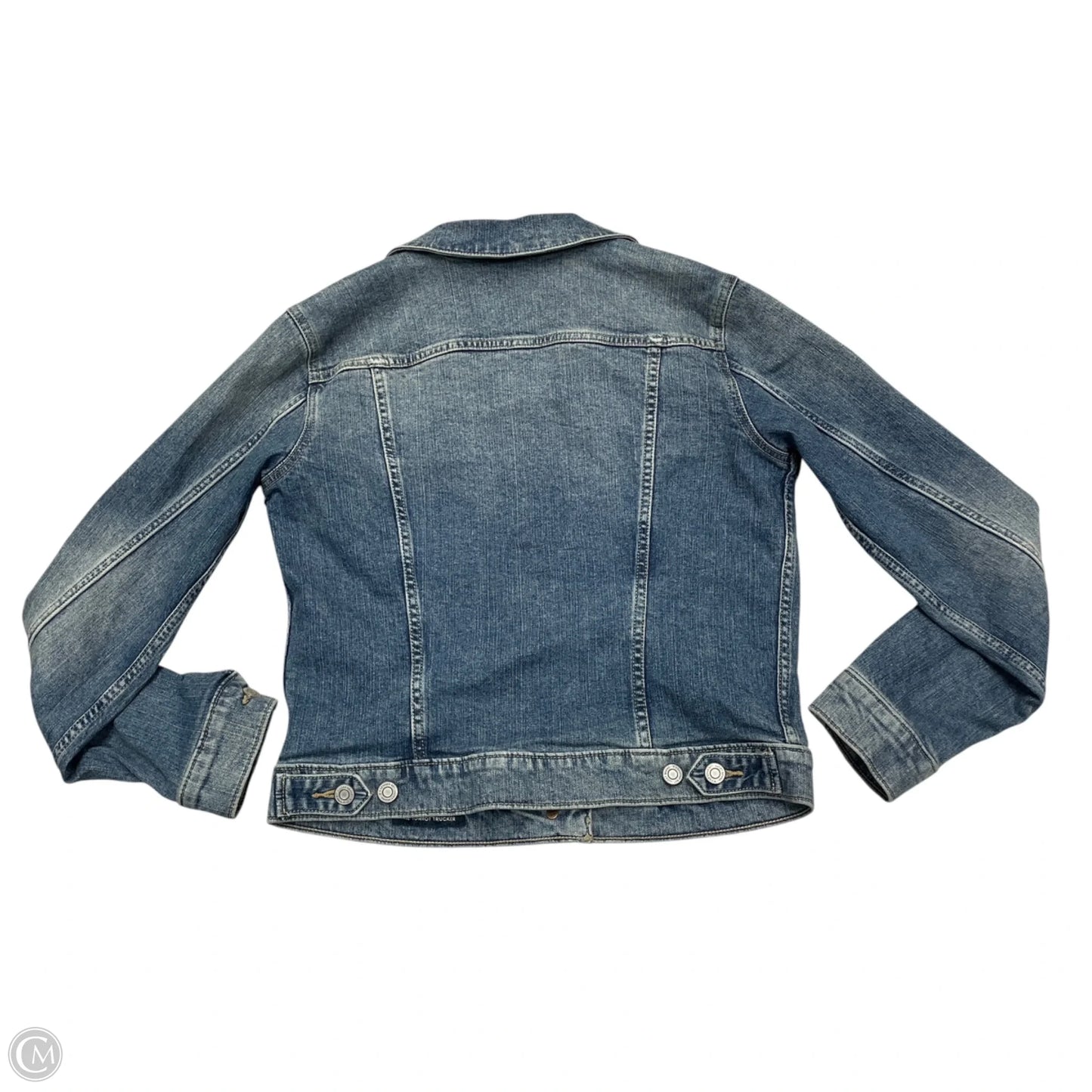 Jacket Denim By Lucky Brand In Blue Denim, Size: S