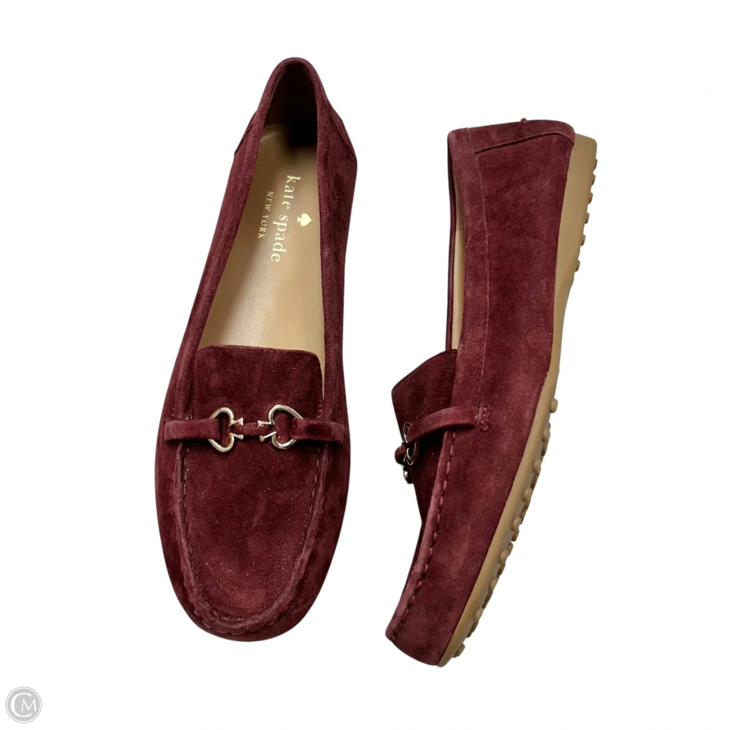 Shoes Designer By Kate Spade In Maroon, Size: 8.5