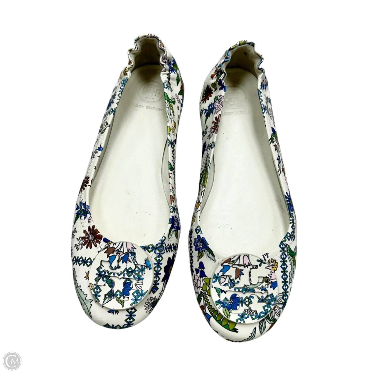 Shoes Designer By Tory Burch In Floral Print, Size: 7