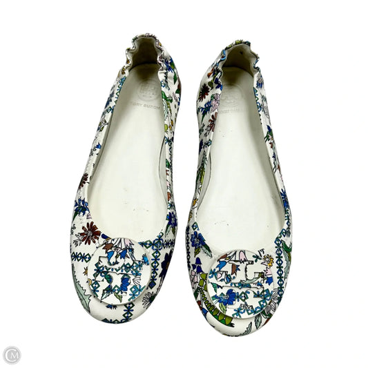 Shoes Designer By Tory Burch In Floral Print, Size: 7