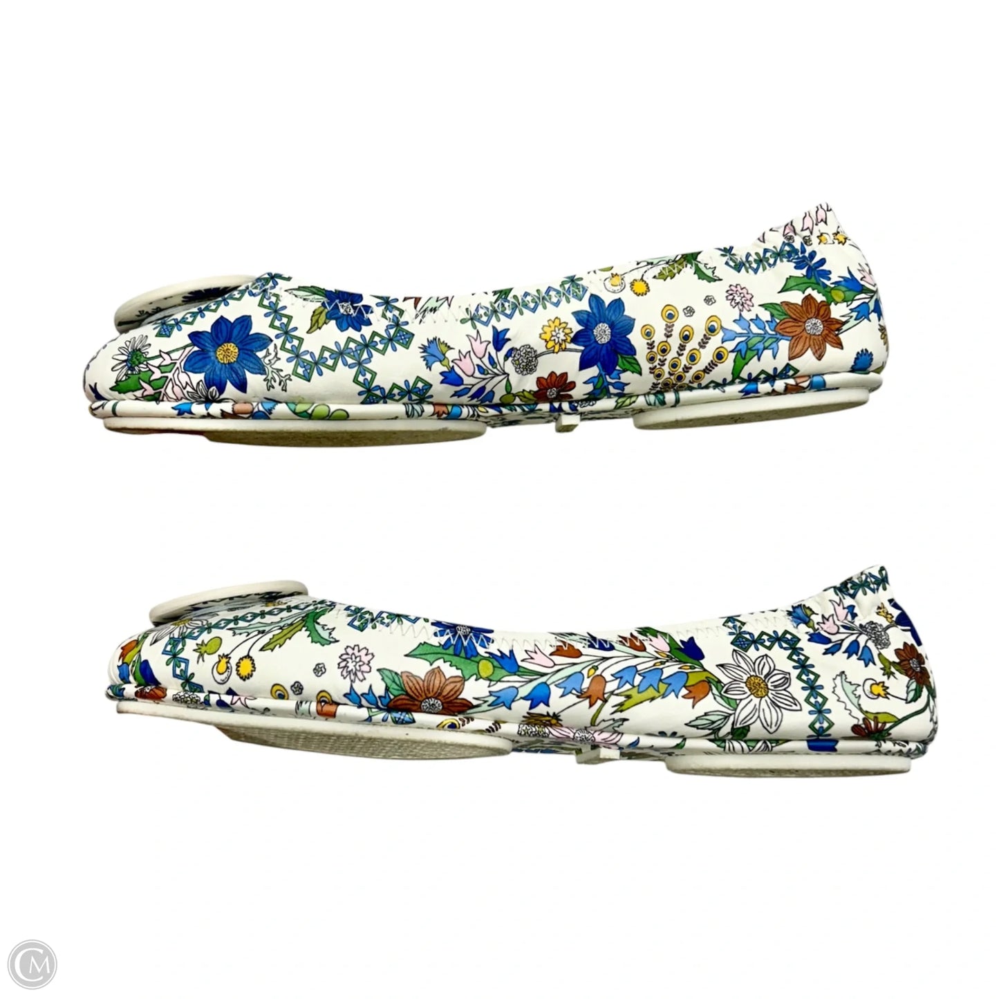 Shoes Designer By Tory Burch In Floral Print, Size: 7