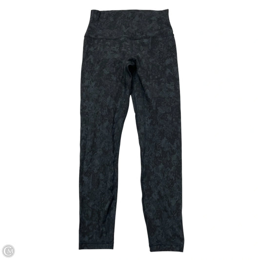 Athletic Leggings By Lululemon In Grey, Size: S