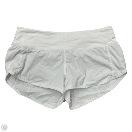 Athletic Shorts By Lululemon In White, Size: S