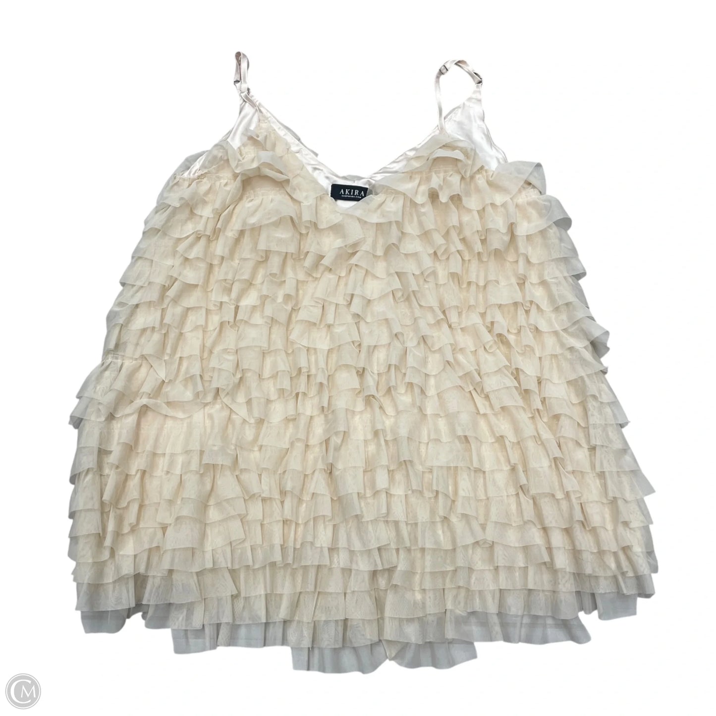 Dress Party Short By Akira In Cream, Size: S