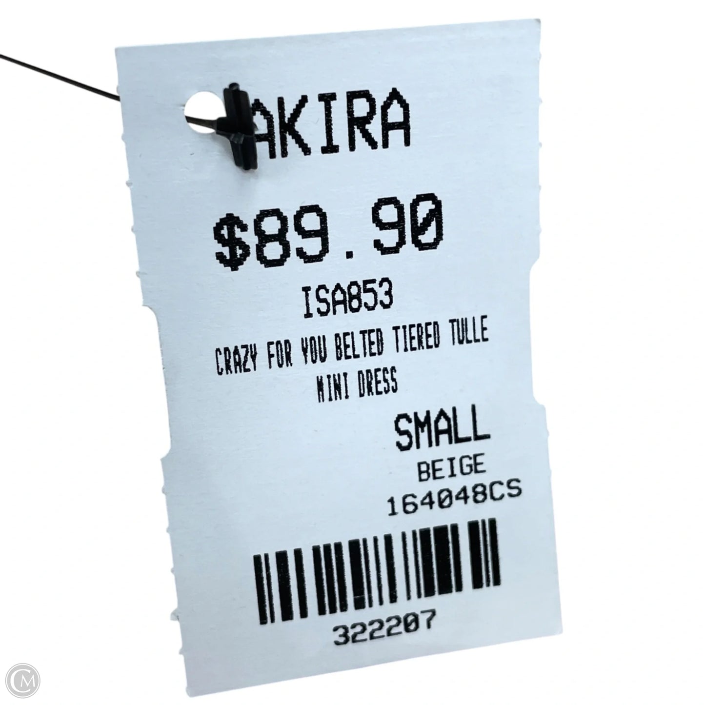 Dress Party Short By Akira In Cream, Size: S