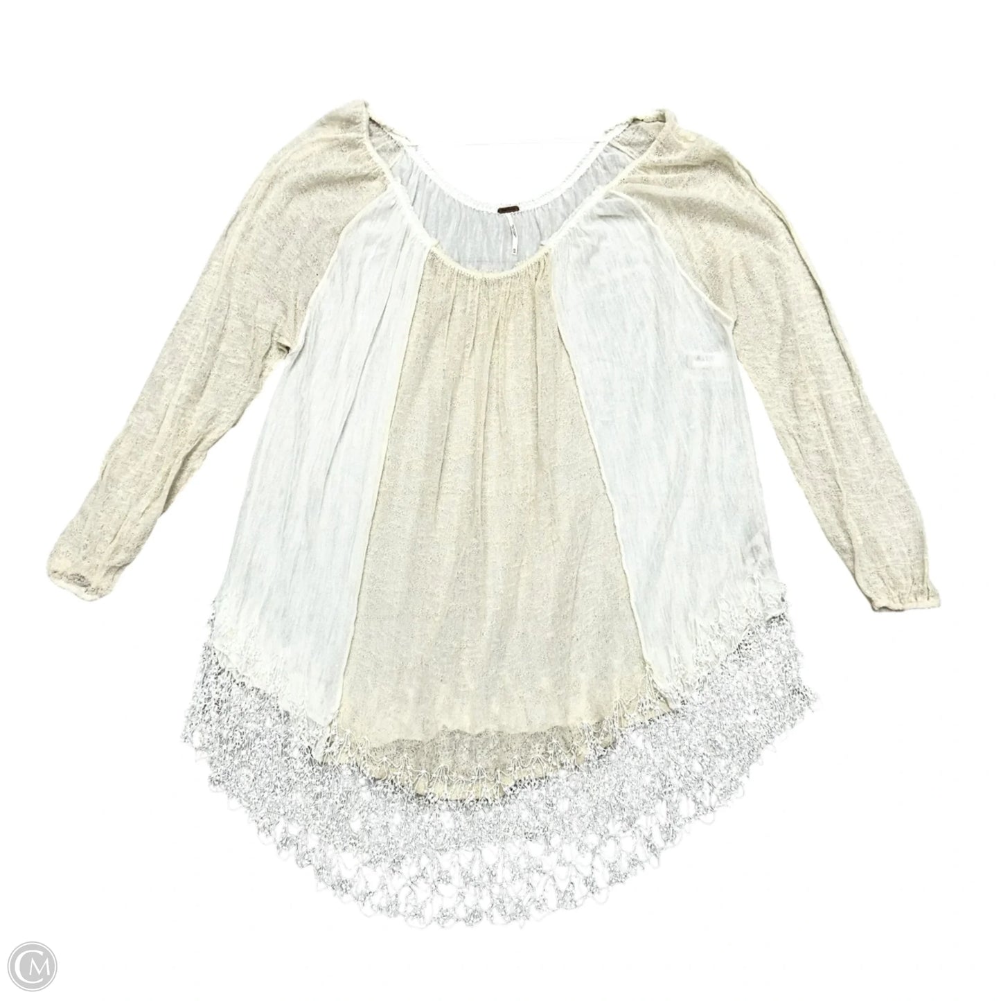 Swimwear Cover-up By Free People In Cream, Size: Xs