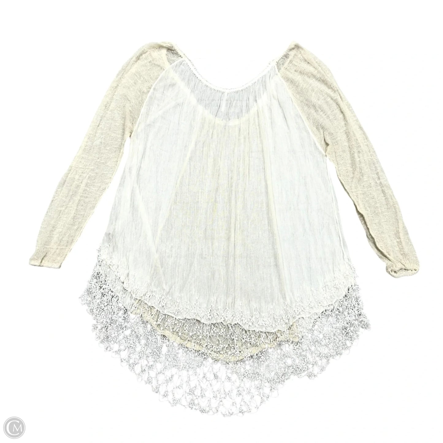 Swimwear Cover-up By Free People In Cream, Size: Xs