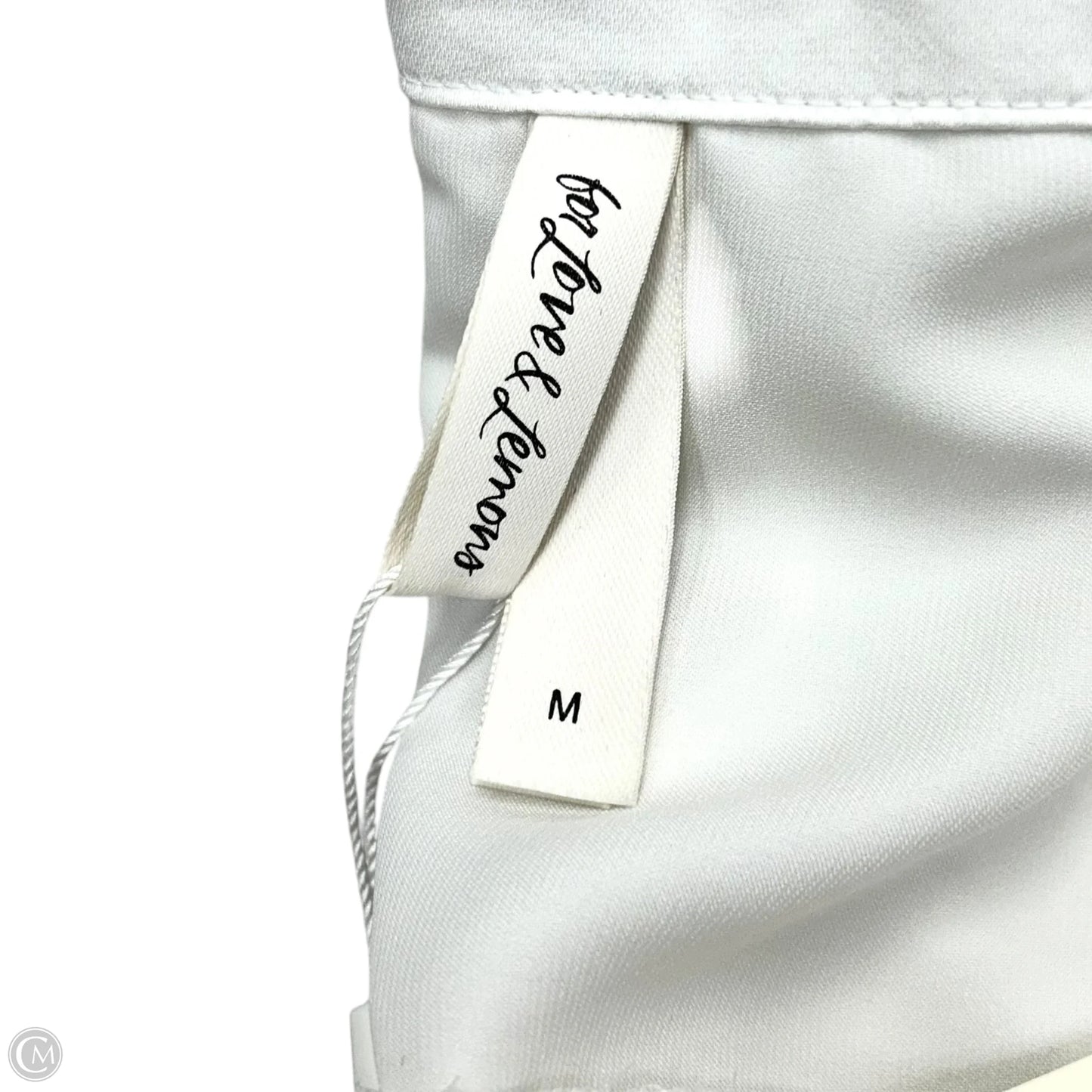 Blouse Long Sleeve By For Love & Lemons In White, Size: M